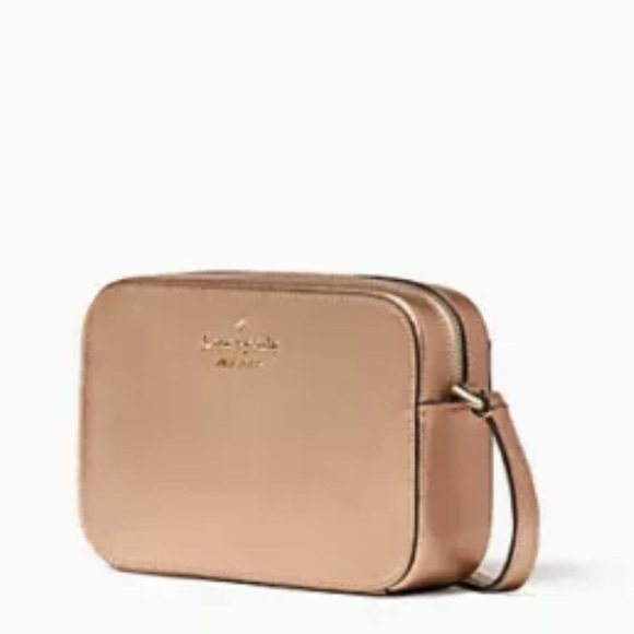 New Kate Spade Staci Mini Camera Bag Crossbody Shoulder Purse Rose Gold - Picture 4 of 8